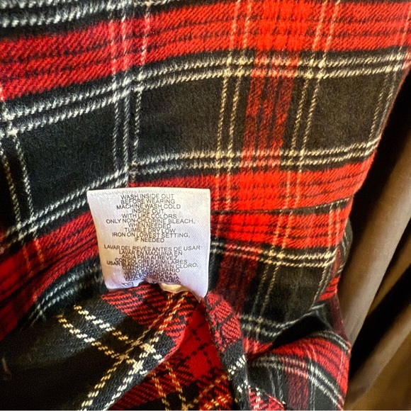 NEW Copper Key Dress Black Red Plaid Square Neck Jumper Zip Above Knee Size L - Picture 5 of 7